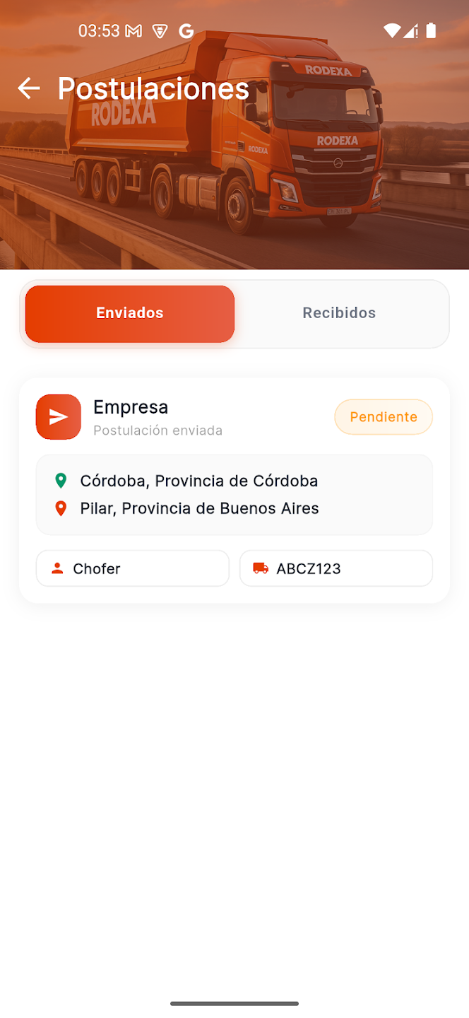 Rodexa - Plataforma de Logística